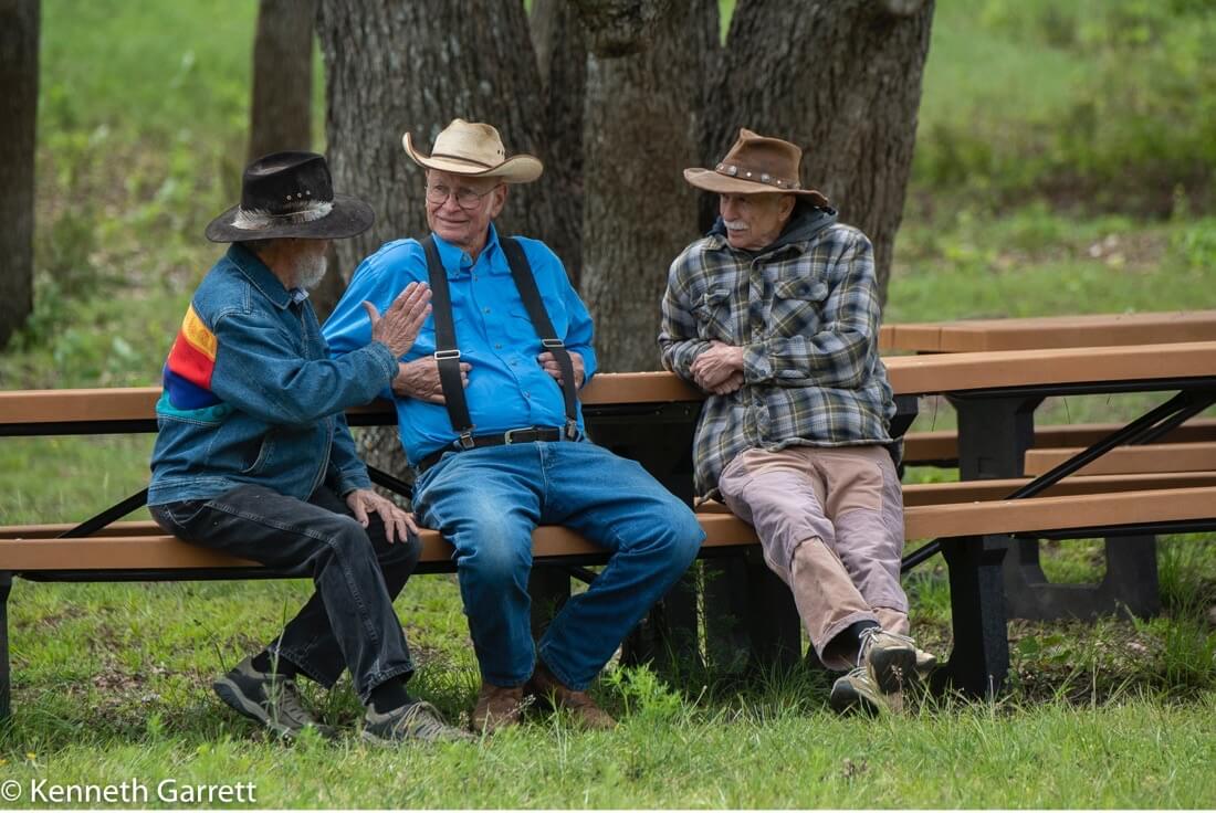 The three amigos: Bruce Bradley, Mike Collins and Mike Johnson