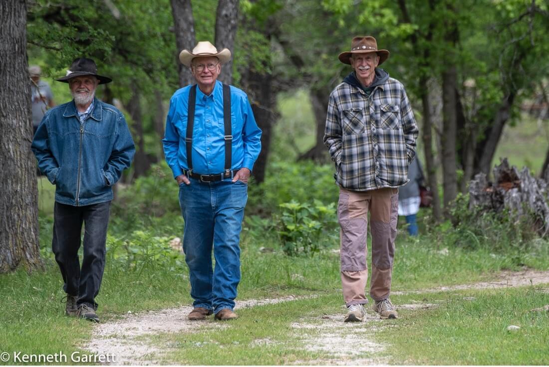 The three amigos: Bruce Bradley, Mike Collins and Mike Johnson